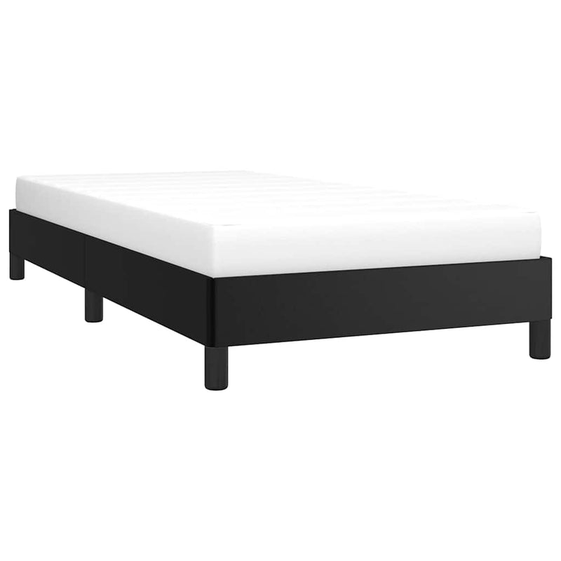 vidaXL Bed Frame without Mattress Black King Single Faux Leather