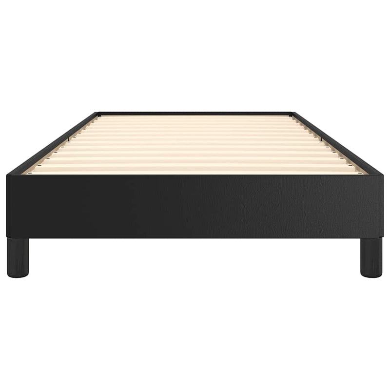 vidaXL Bed Frame without Mattress Black King Single Faux Leather