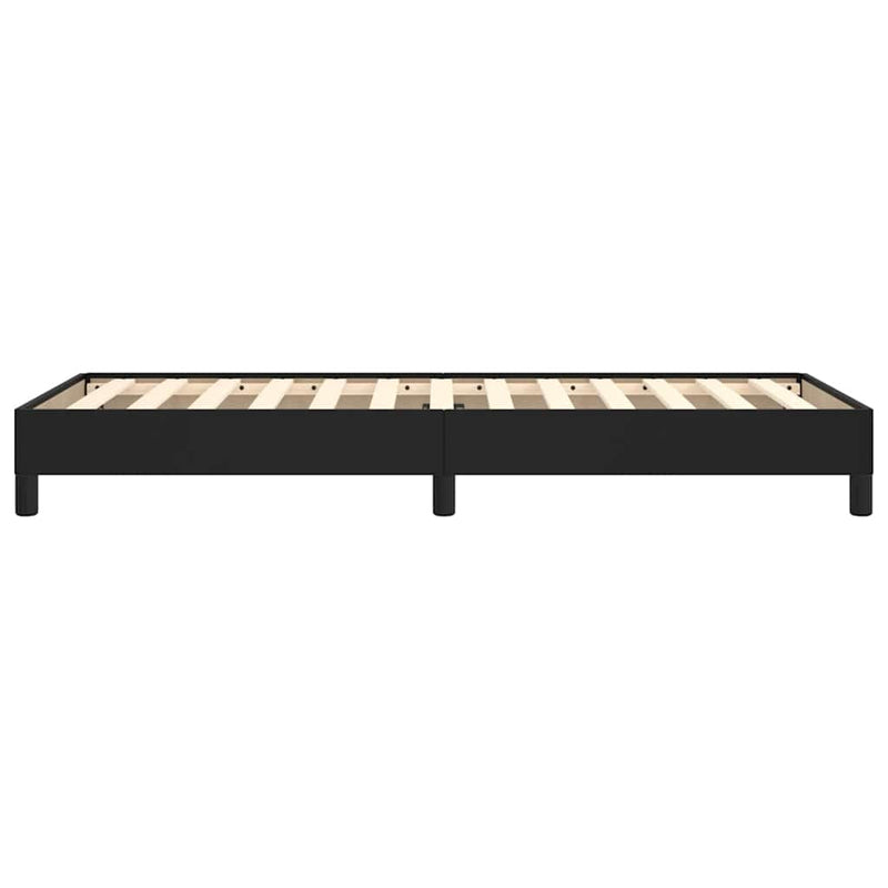 vidaXL Bed Frame without Mattress Black King Single Faux Leather