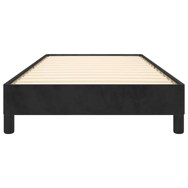 Bed Frame without Mattress Black King Single Velvet