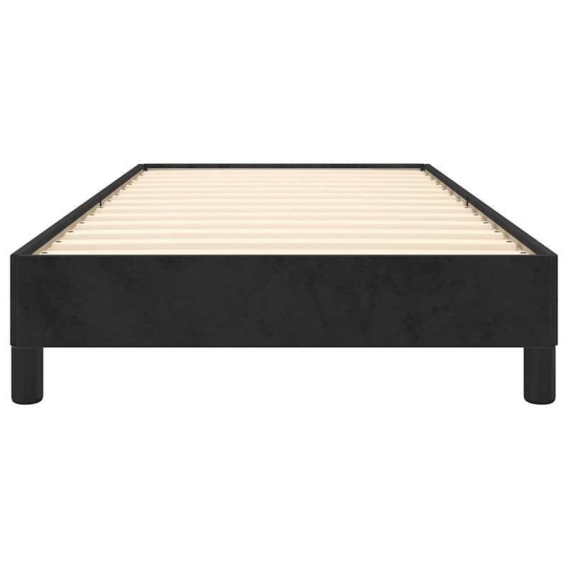 vidaXL Bed Frame without Mattress Black King Single Velvet