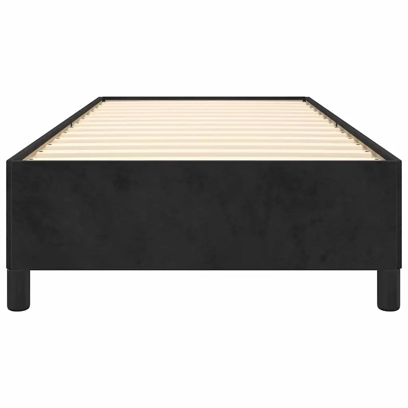 Bed Frame without Mattress Black King Single Size Velvet