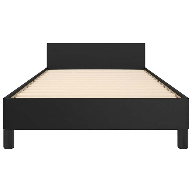 vidaXL Bed Frame without Mattress Black King Single Size Faux Leather