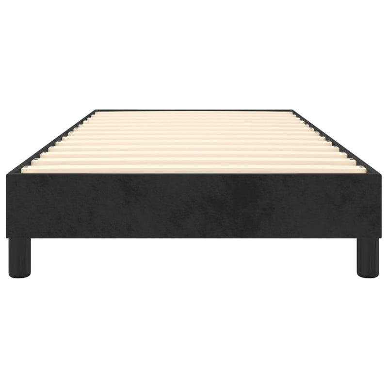 vidaXL Box Spring Bed without Mattress Black King Single Size Velvet