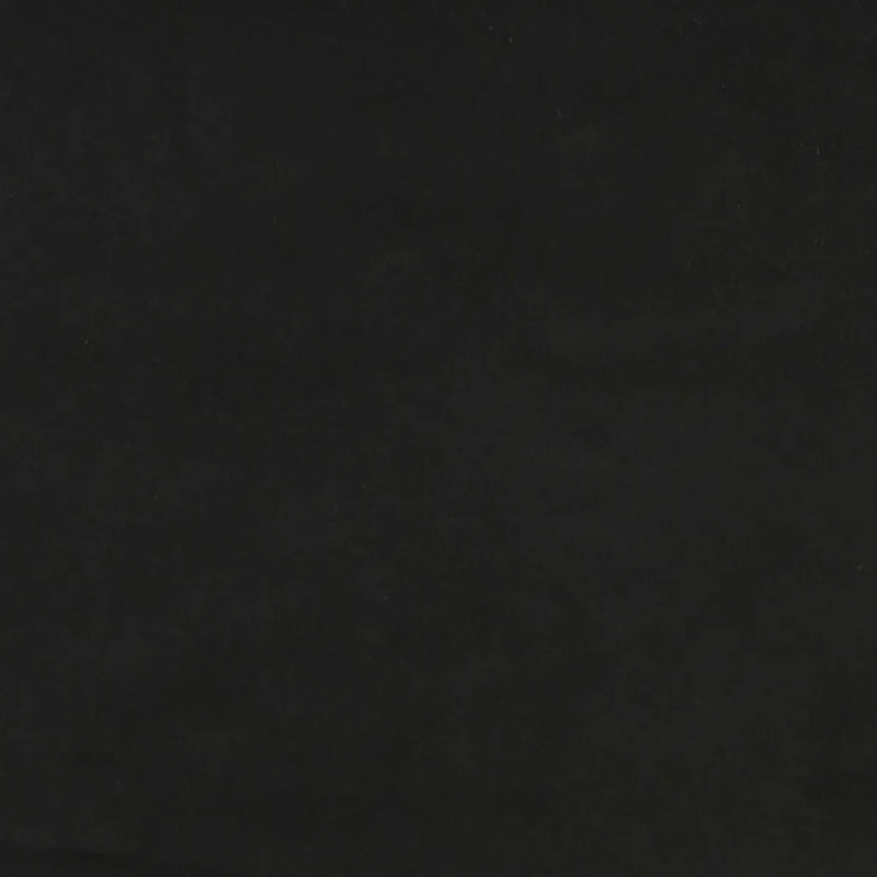 Box Spring Bed without Mattress Black King Single Size Velvet