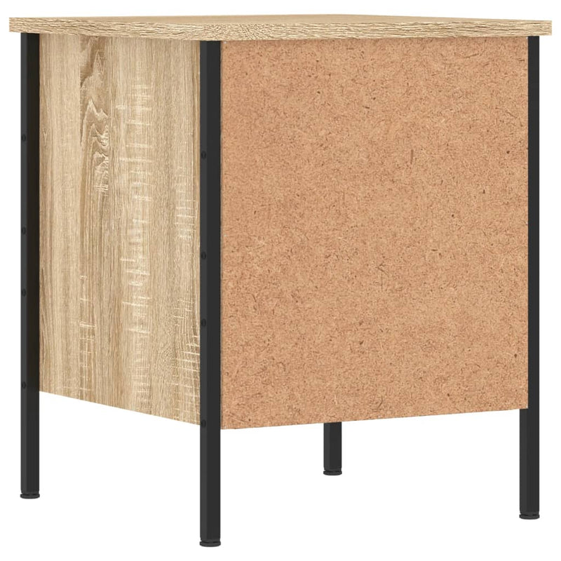 vidaXL Bedside Cabinet Sonoma Oak 40x42x50 cm Engineered Wood