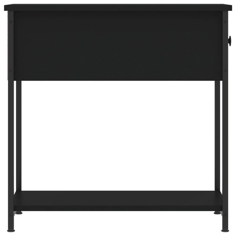 vidaXL Bedside Cabinets 2 pcs Black 30x60x60 cm Engineered Wood