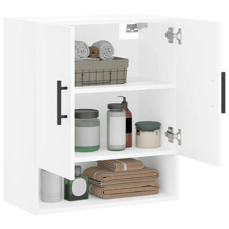 Wall Cabinet White 60x31x70 cm Engineered Wood