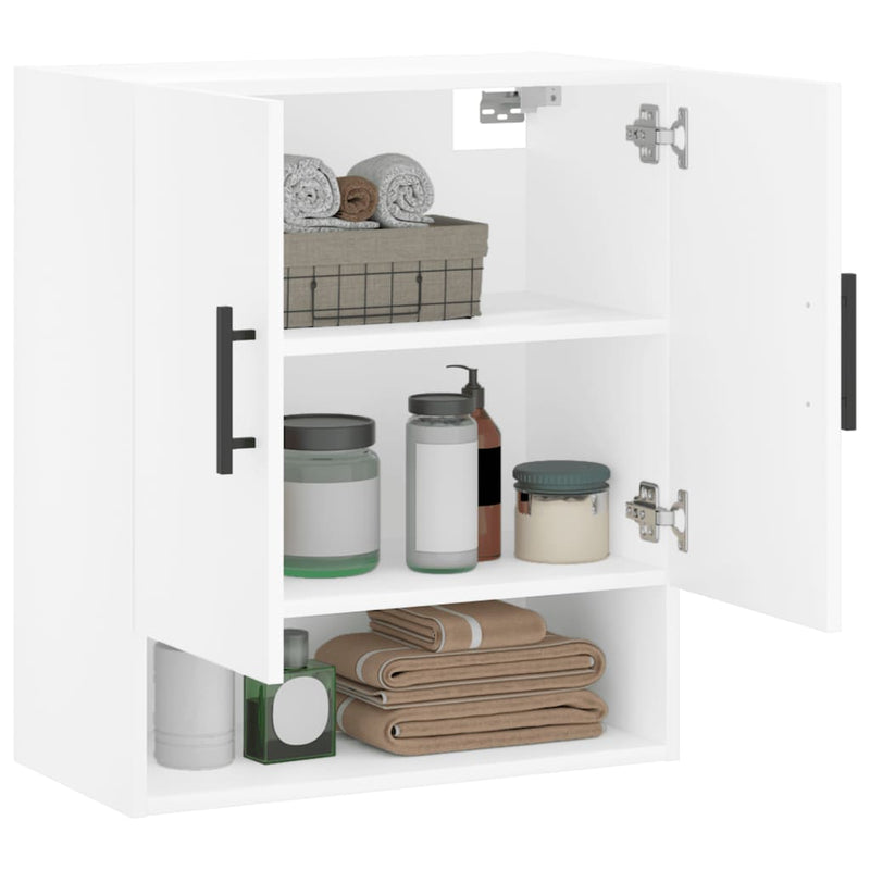 vidaXL Wall Cabinet White 60x31x70 cm Engineered Wood