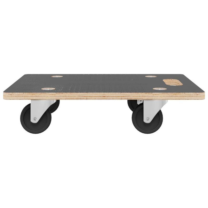 vidaXL Transport Trolleys 2 pcs Rectangular 50x35x11.5 cm 250 kg