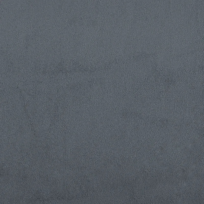 Day Bed without Mattress Dark Grey 90x190 cm Velvet