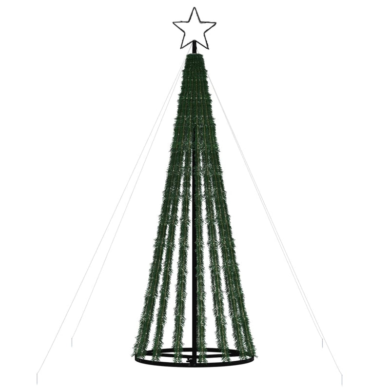vidaXL LED Christmas Tree 275 LEDs Cold White 180 cm