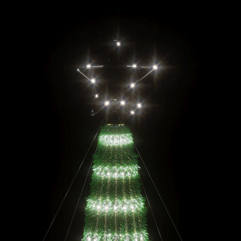 vidaXL LED Christmas Tree 275 LEDs Cold White 180 cm