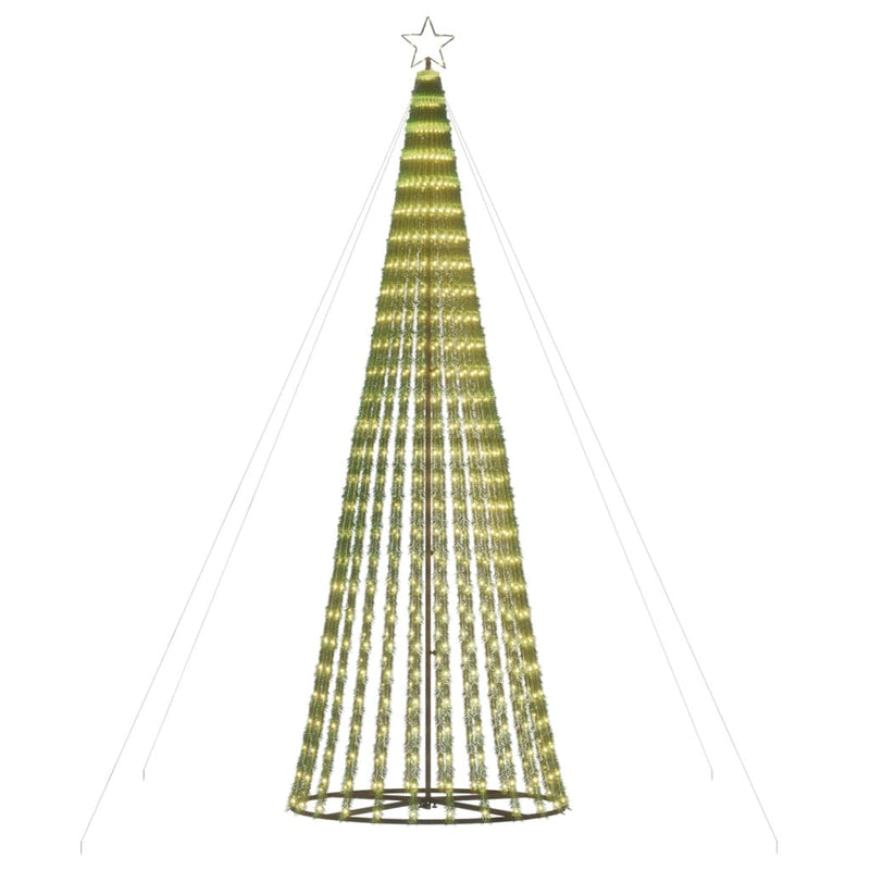 vidaXL LED Christmas Tree 688 LEDs Warm White 300 cm
