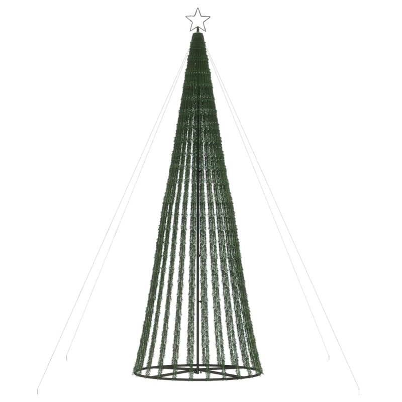 vidaXL LED Christmas Tree 688 LEDs Warm White 300 cm