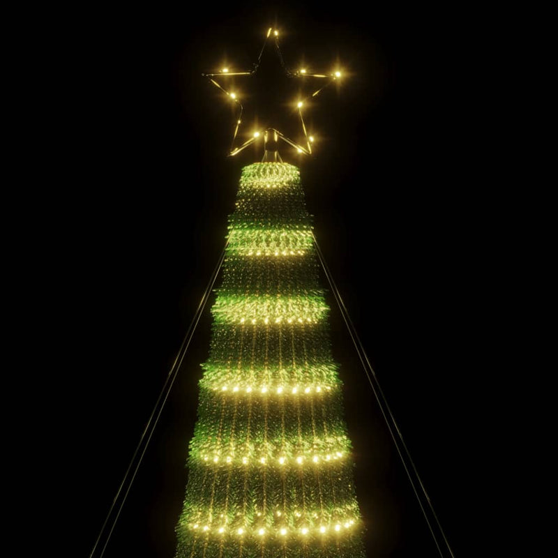 vidaXL LED Christmas Tree 688 LEDs Warm White 300 cm