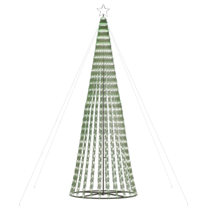 vidaXL LED Christmas Tree 688 LEDs Cold White 300 cm