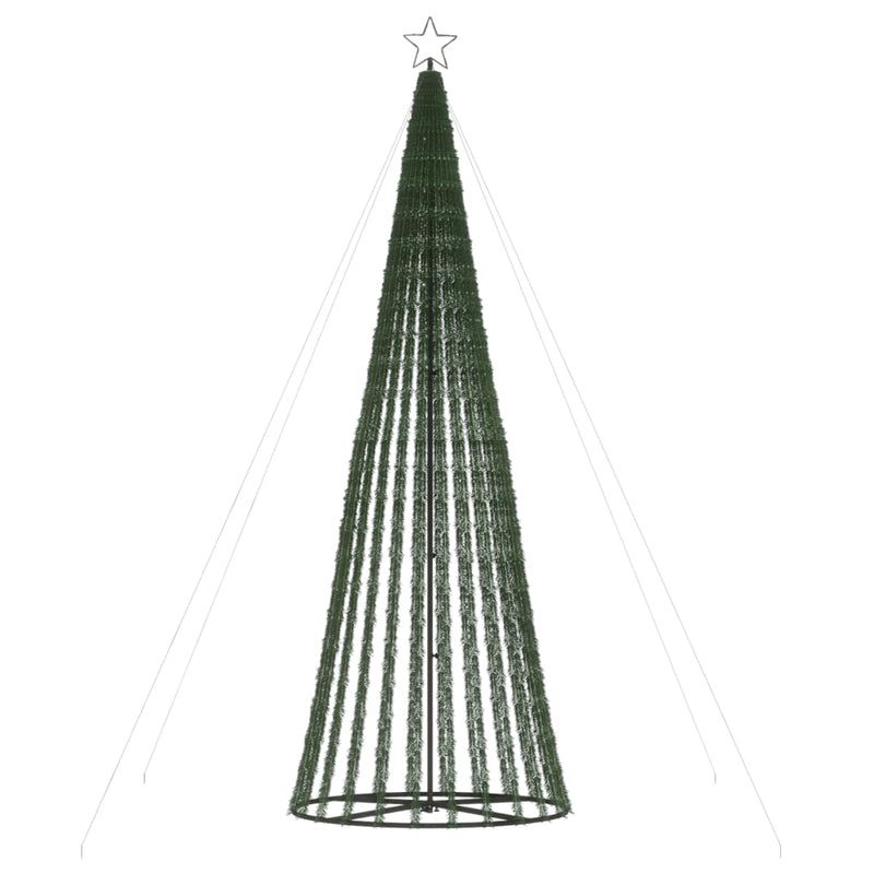 vidaXL LED Christmas Tree 688 LEDs Cold White 300 cm