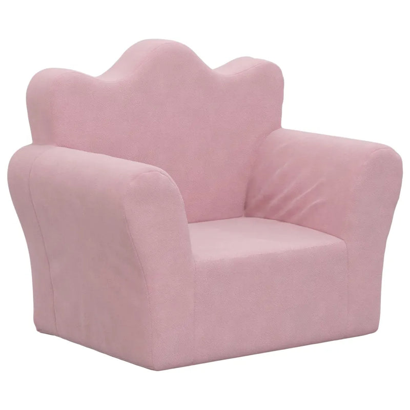 Kids'Sofa Pink Soft Plush