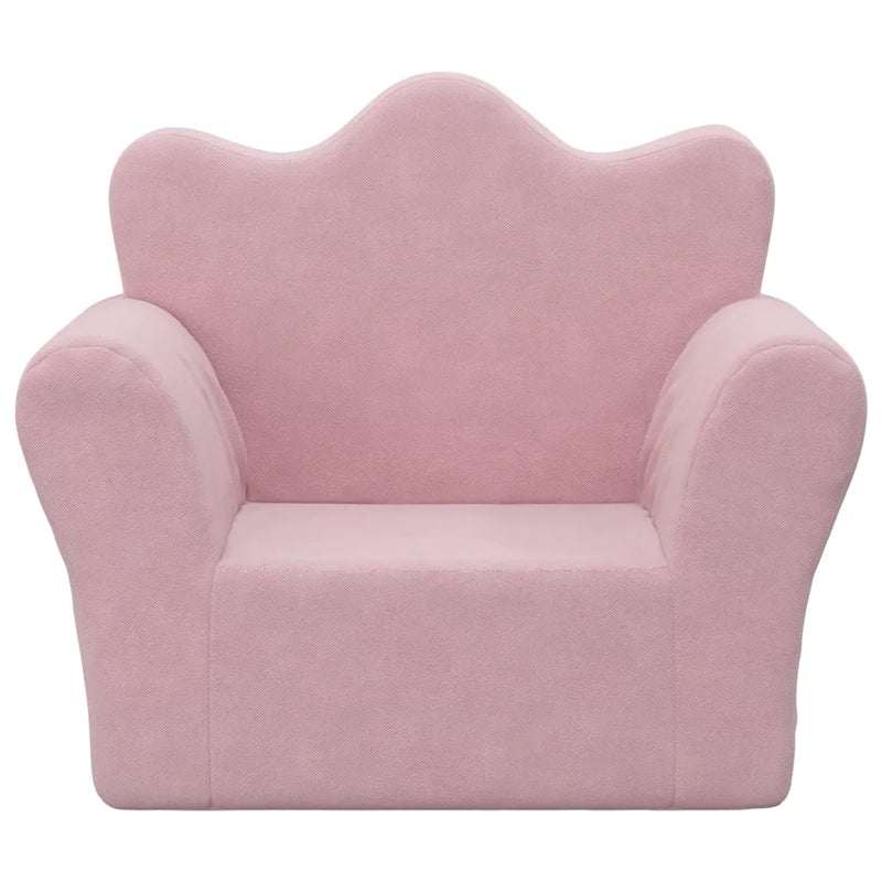 Kids'Sofa Pink Soft Plush