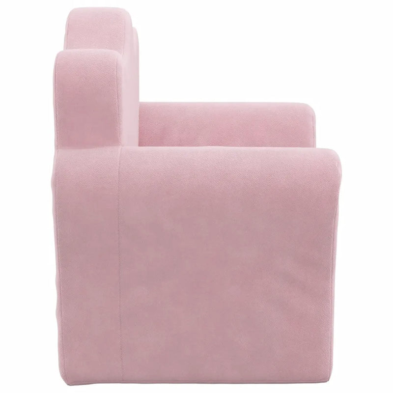 Kids'Sofa Pink Soft Plush