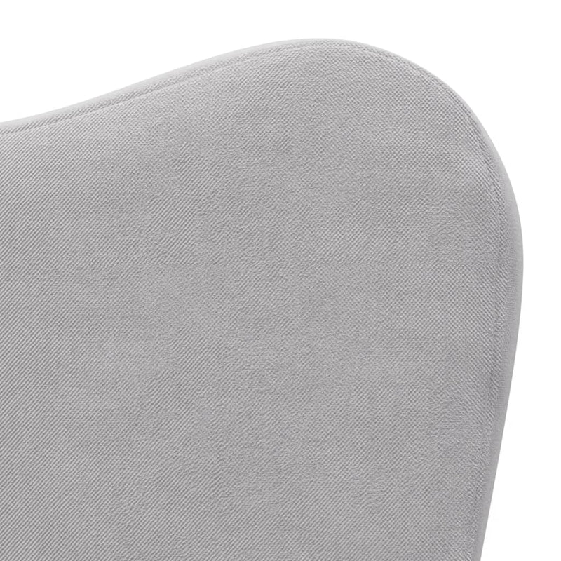 vidaXL Kids' Sofa Bed Light Grey Soft Plush