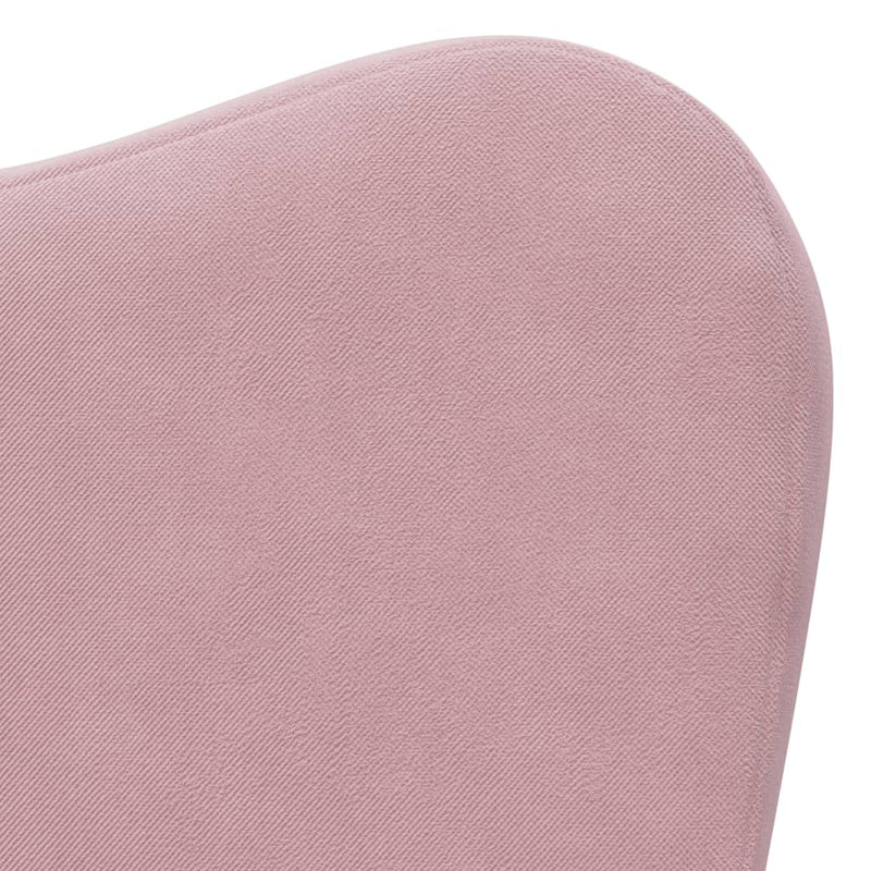 vidaXL Kids' Sofa Bed Pink Soft Plush