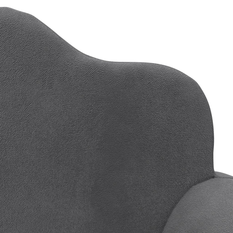 vidaXL Kids' Sofa Bed 2-Seater Anthracite Soft Plush