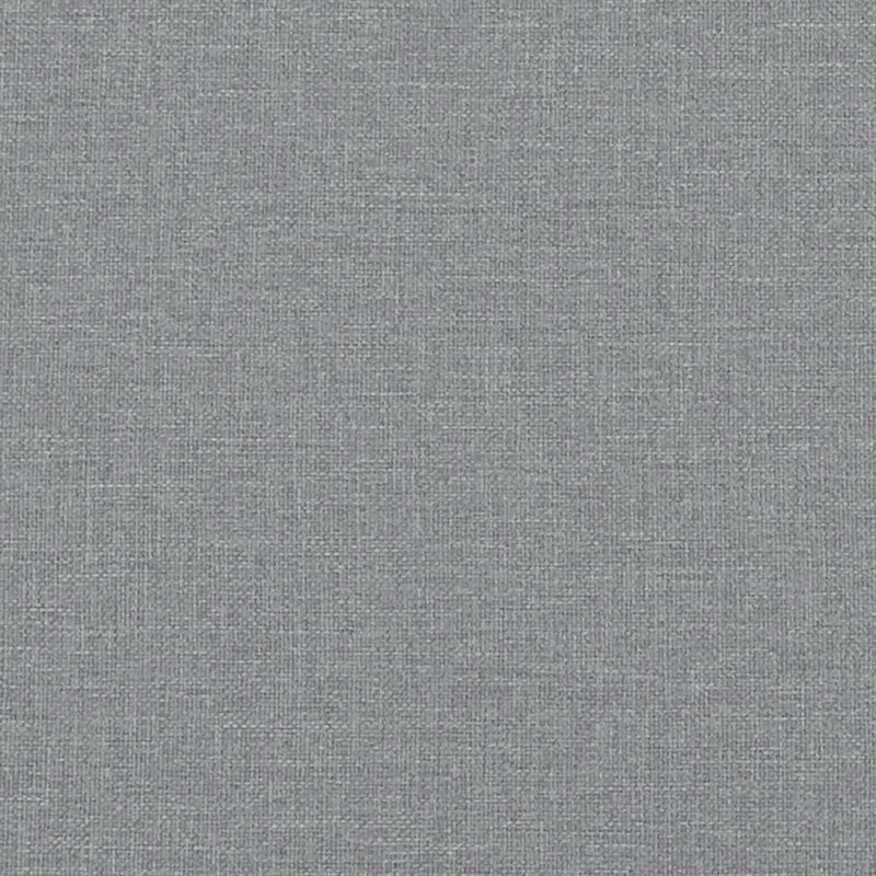 2-Seater Sofa with Throw Pillows Light Grey 120 cm Fabric