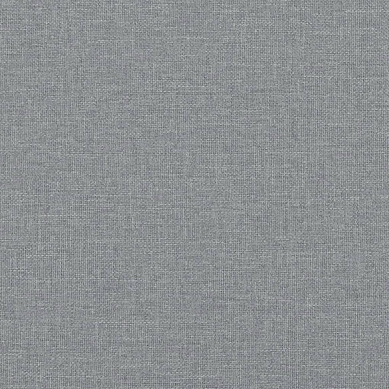 3-Seater Sofa with Throw Pillows Light Grey 180 cm Fabric