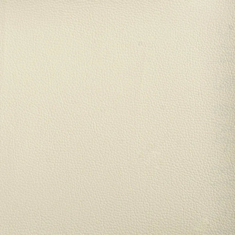 3-Seater Sofa with Throw Pillows Cream 180 cm Faux Leather