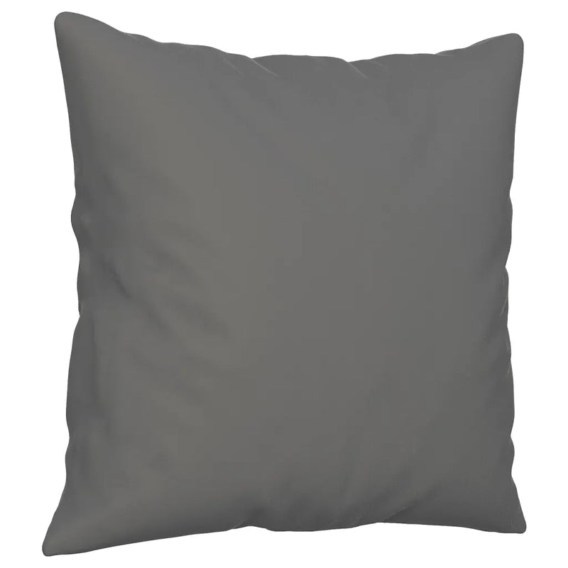 3-Seater Sofa with Pillows Dark Grey 180 cm Microfibre Fabric