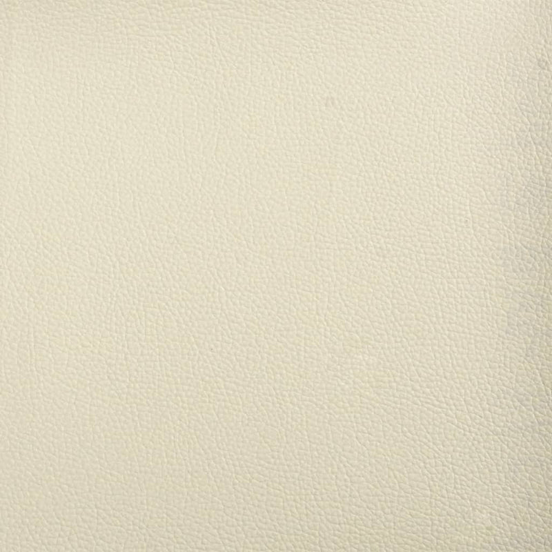 vidaXL Sofa Chair with Footstool Cream 60 cm Faux Leather