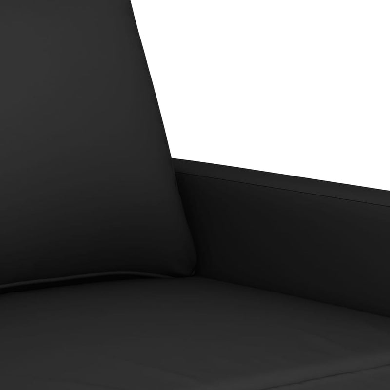 vidaXL 3 Piece Sofa Set with Cushions Black Velvet