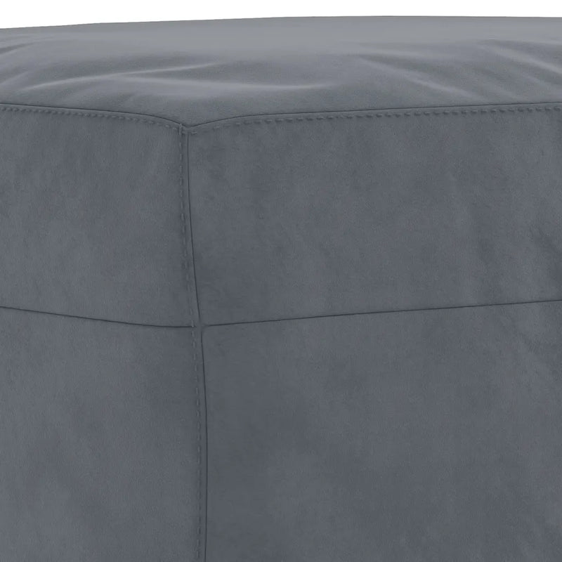 3 Piece Sofa Set with Cushions Dark Grey Velvet