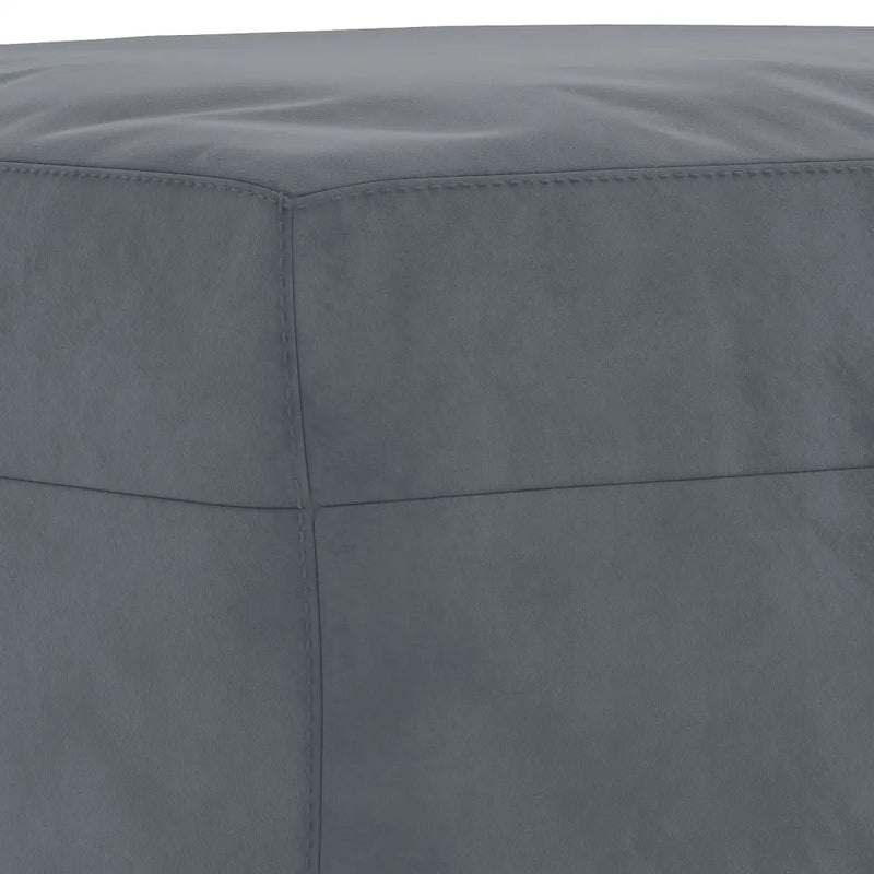 3 Piece Sofa Set with Cushions Dark Grey Velvet