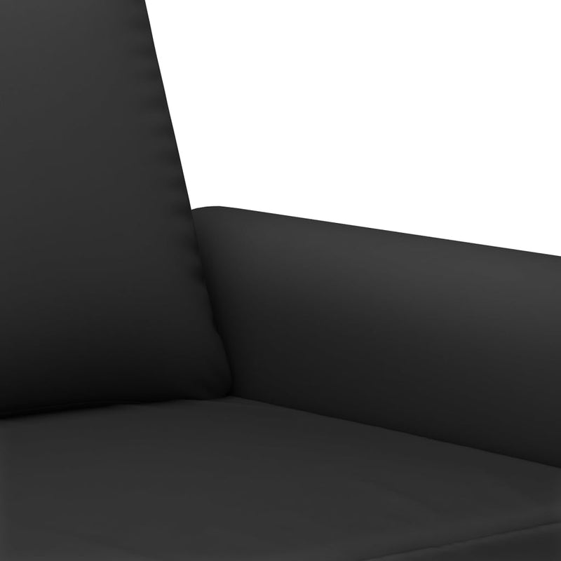 vidaXL 3 Piece Sofa Set with Cushions Black Velvet