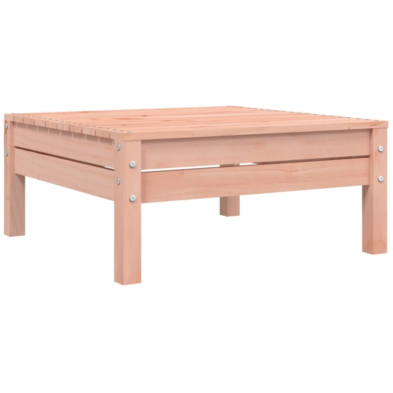 vidaXL Garden Footstool with Cushion Solid Wood Douglas