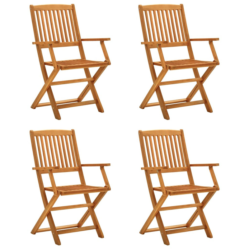vidaXL 5 Piece Garden Dining Set Solid Wood Acacia