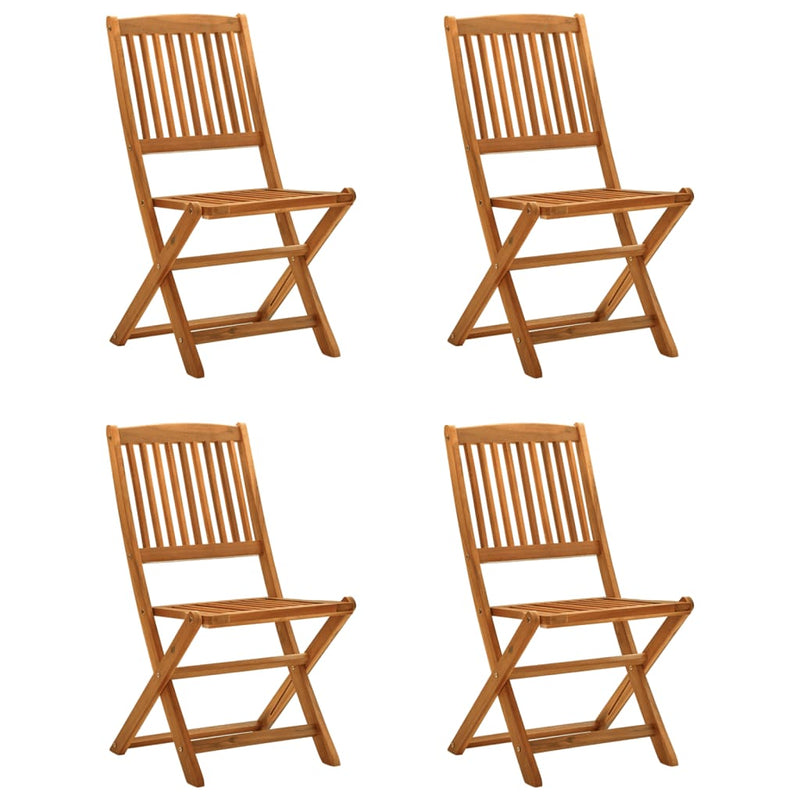 vidaXL 5 Pieces Garden Dining Set Solid Wood Acacia