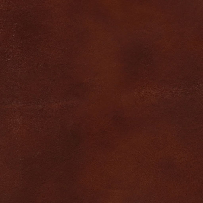 vidaXL Tub Chair Brown Real Leather