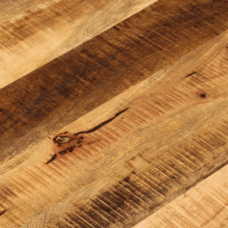 Table Top �� 70x1.5 cm Round Solid Wood Rough Mango