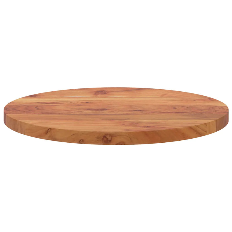 Table Top ��40x2.5 cm Round Solid Wood Acacia