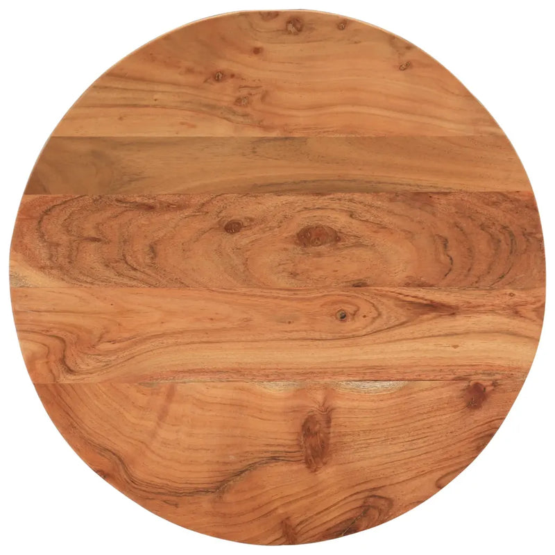 Table Top ��50x2.5 cm Round Solid Wood Acacia