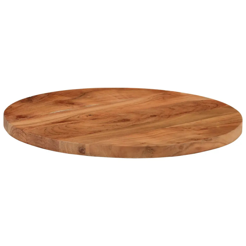 Table Top ��50x2.5 cm Round Solid Wood Acacia