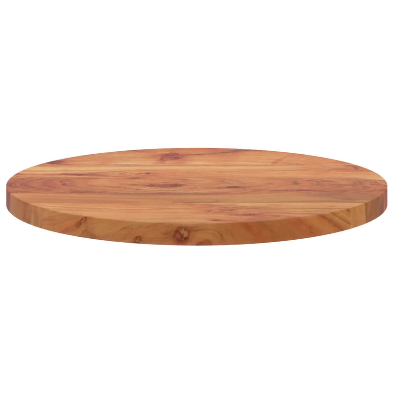 Table Top ��50x2.5 cm Round Solid Wood Acacia
