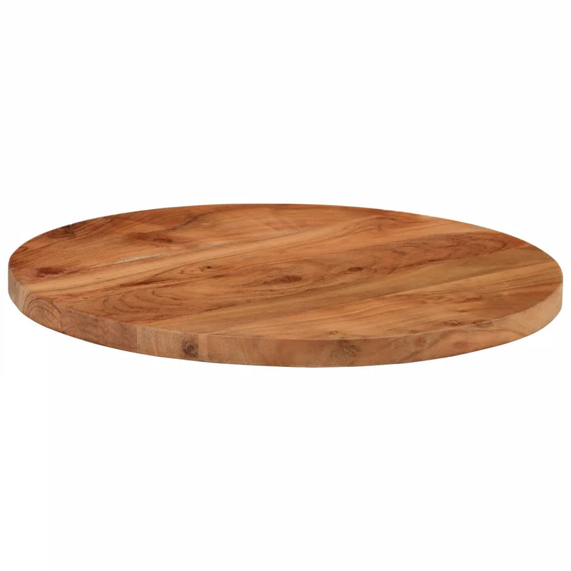 Table Top ��60x2.5 cm Round Solid Wood Acacia