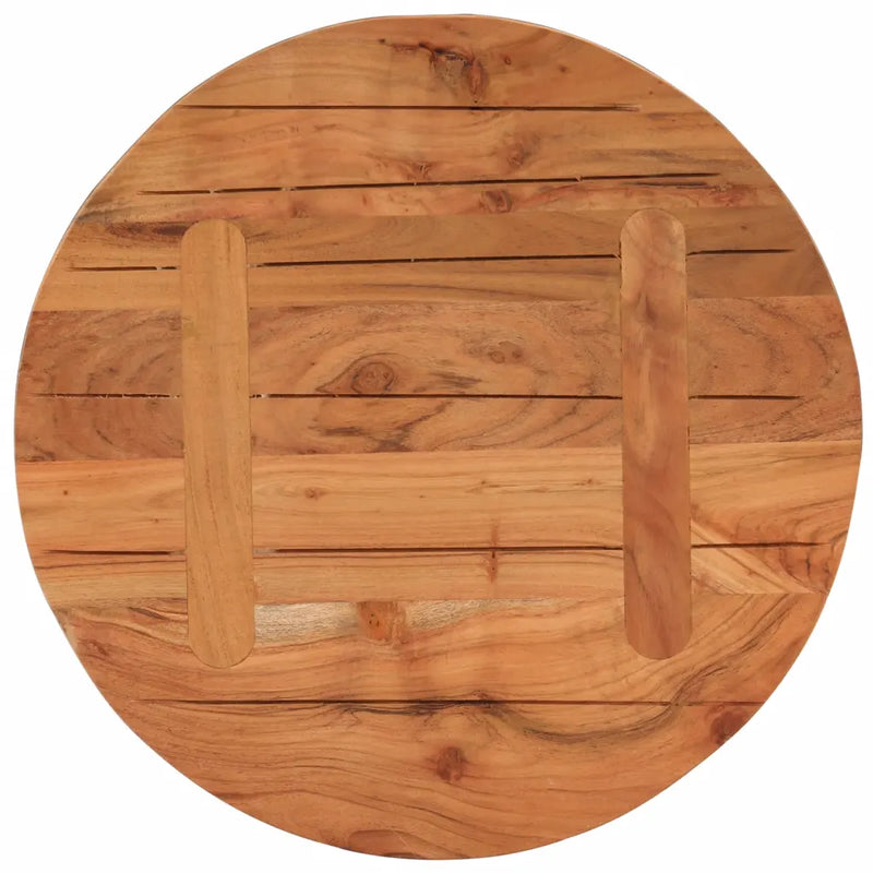 Table Top ��60x2.5 cm Round Solid Wood Acacia