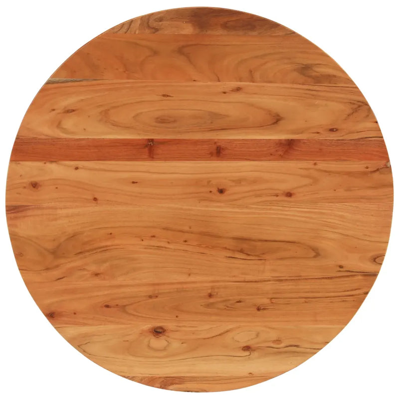 Table Top ��70x2.5 cm Round Solid Wood Acacia