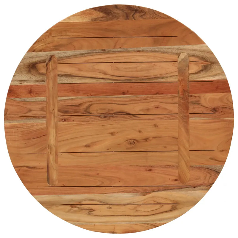 Table Top ��70x2.5 cm Round Solid Wood Acacia